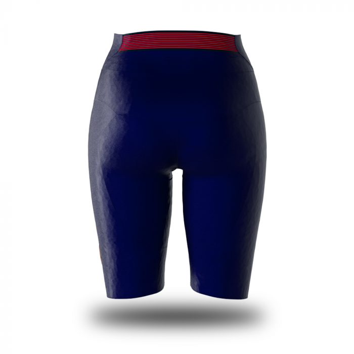 Alexander sartoria blu pantaloncino senza bretelle ciclismo donna 3