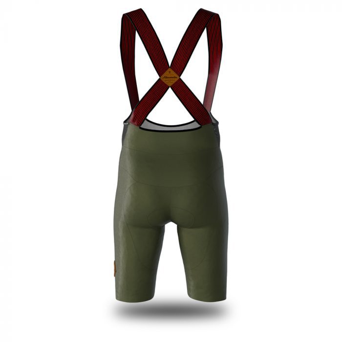 Alexander sartoria verde pantaloncino ciclismo uomo 3