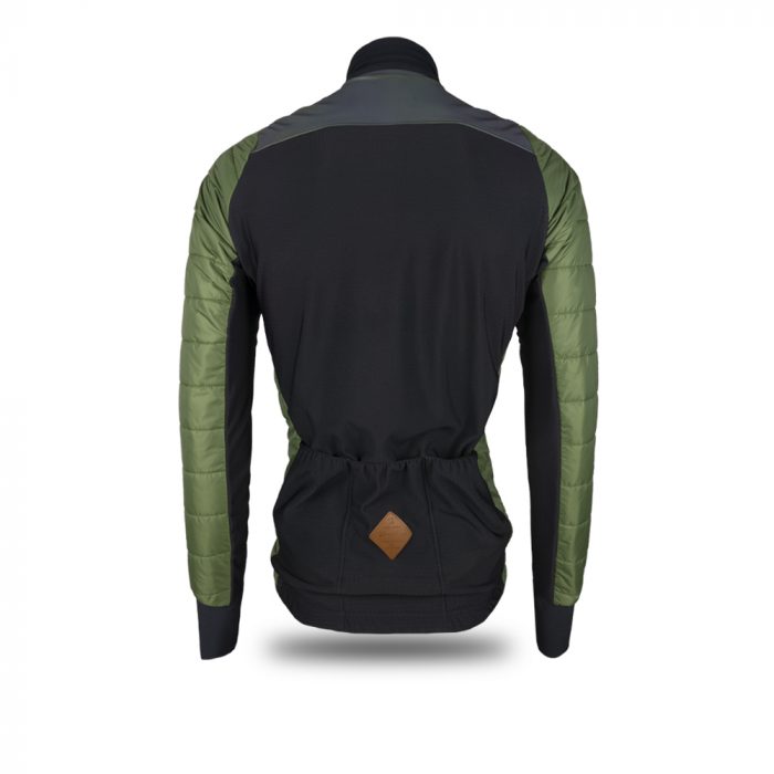 Alexander piumino sartoria giacca invernale ciclismo verde maniche lunghe uomo 6
