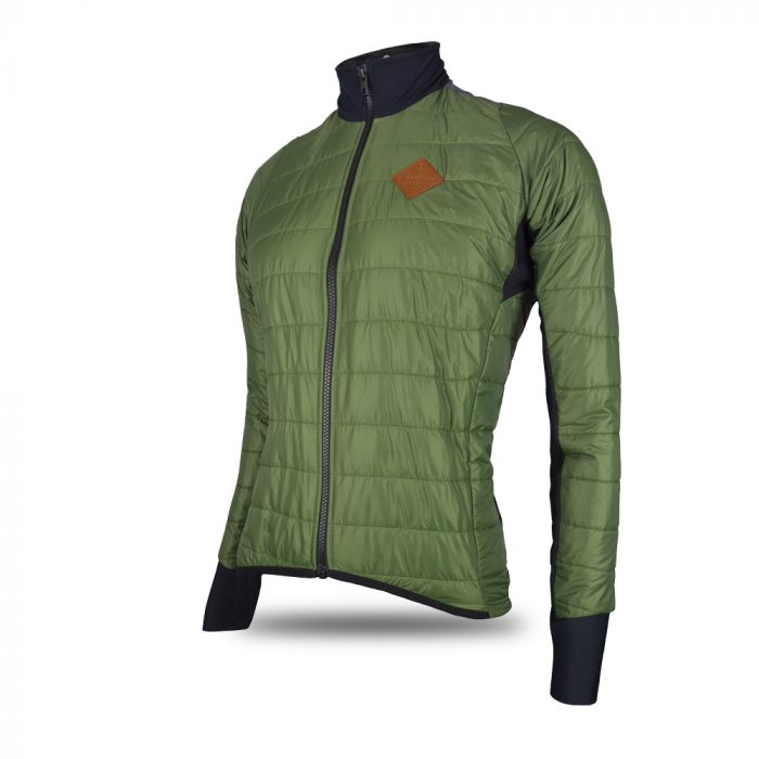Alexander piumino sartoria giacca invernale ciclismo verde maniche lunghe donna 3