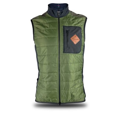 Sartoria Piumino smanicato da ciclismo verde - Donna