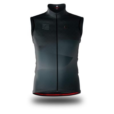 Bora Gravity nero smanicato antivento - Donna