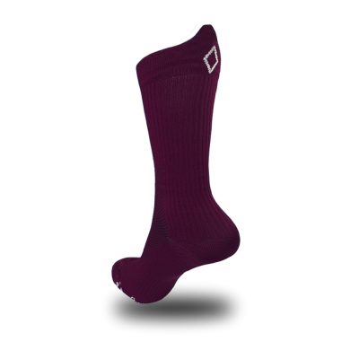 Sartoria calzino estivo da ciclismo bordeaux